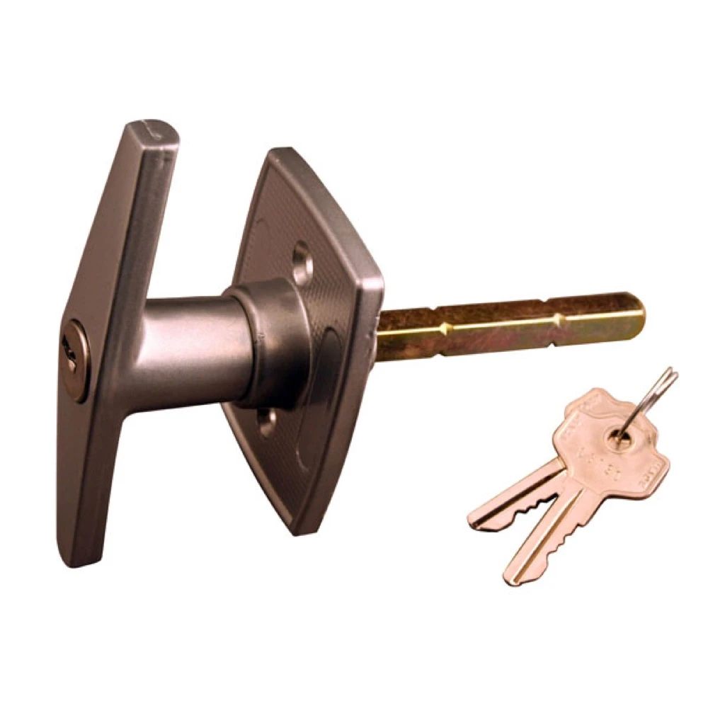 Apex / Haskins T-handle Garage Door Lock by UK Garage Door Parts